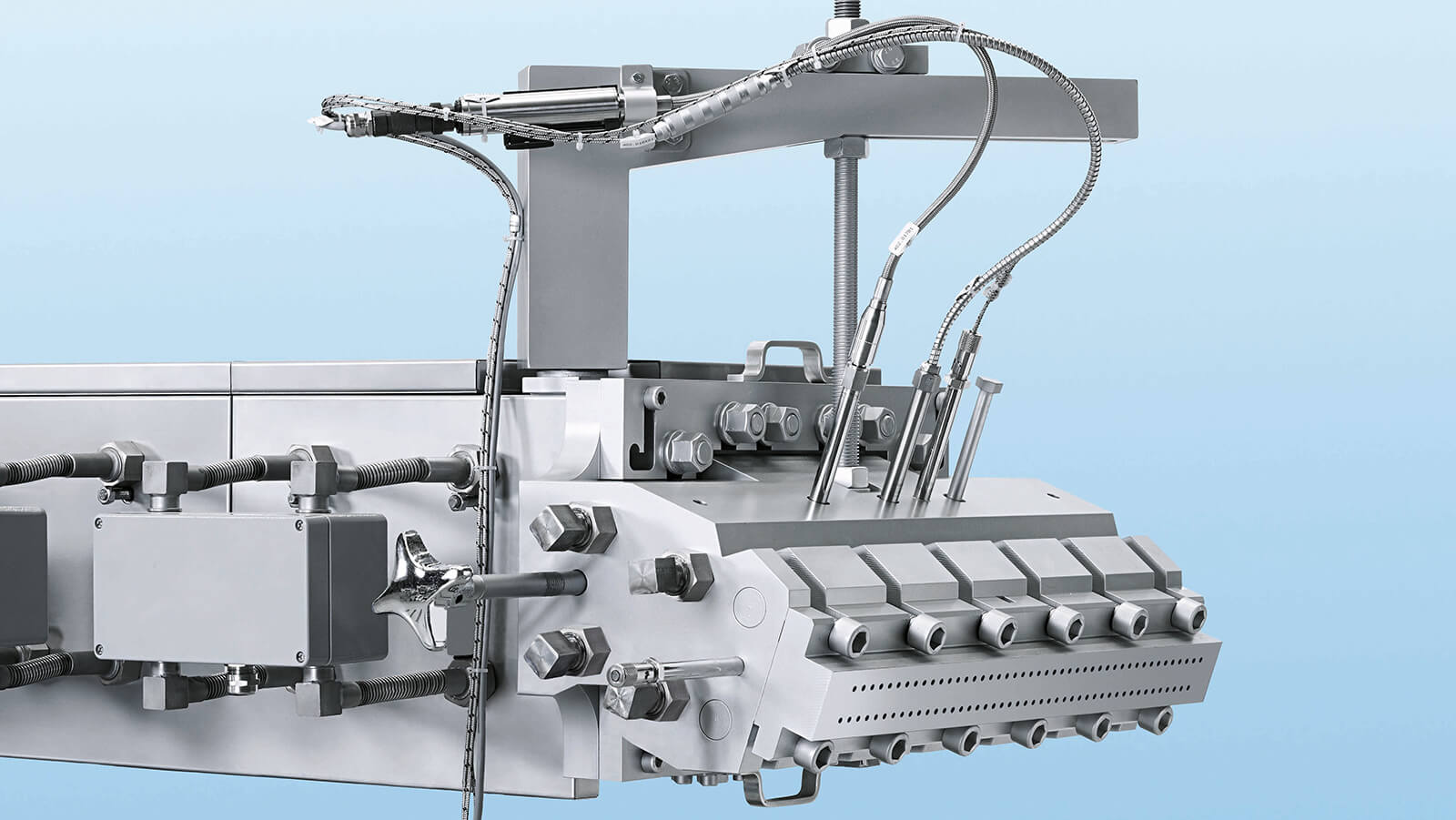 Coperion Doppelschneckenextruder ZSK 82 Mc18 Spritzkopf