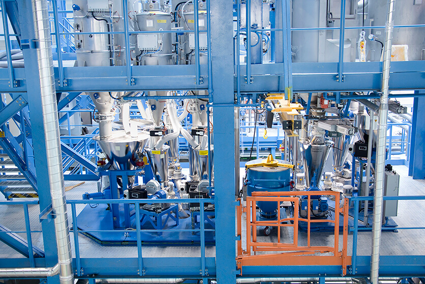 Coperion BASF turnkey system