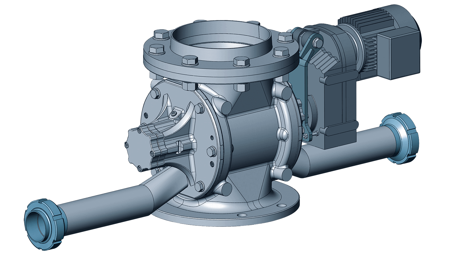 Coperion Zellenradschleuse ZFD, Produktansicht