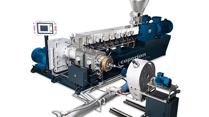 Coperion Doppelschneckenextruder CTE 75 PLUS 180 
