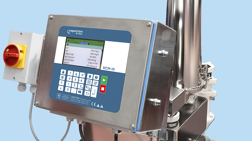 Coperion K-Tron KCM Dosierersteuerungsmodul mit LCD-Anzeige