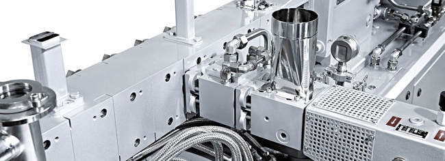 Coperion ZSK26Mc Doppelschneckenextruder Verfahrensteil
