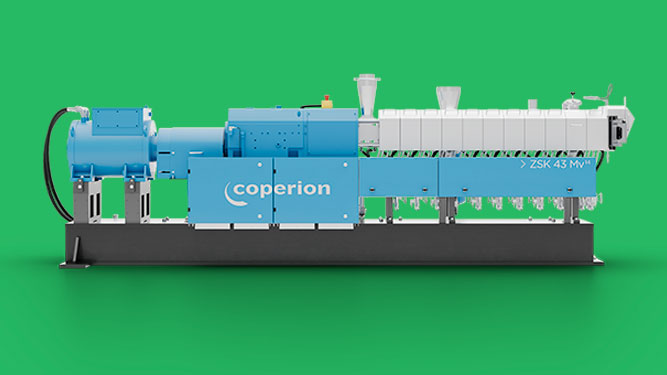 Coeprion Twin Screw Extruder ZSK Mv14