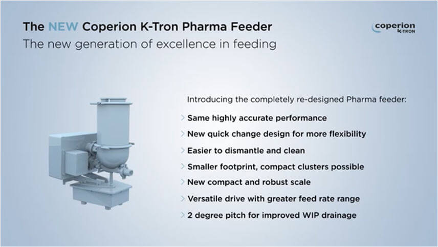 Coperion K-Tron K3 Pharma Dosierer Animation