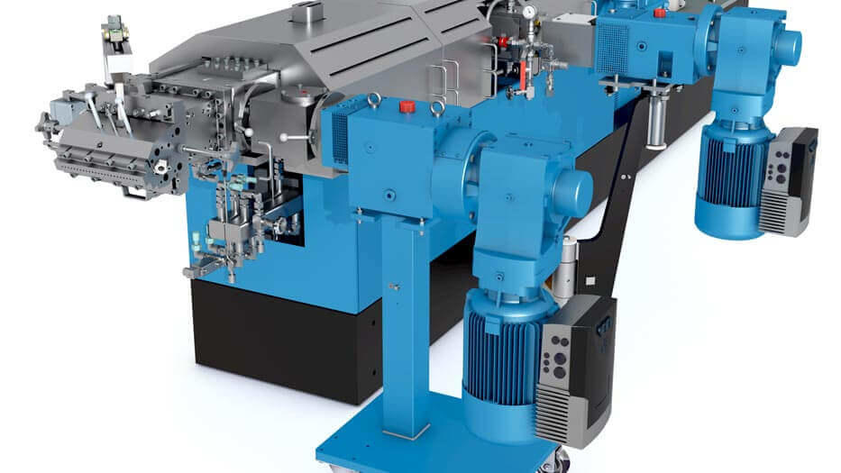 Coperion Doppelschneckenextruder mit ZS-EG easy
