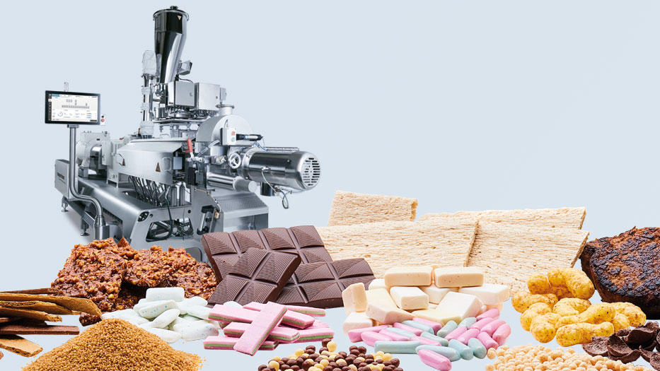 Coperion ZSK Food Extruder mit Nahrungsapplikation