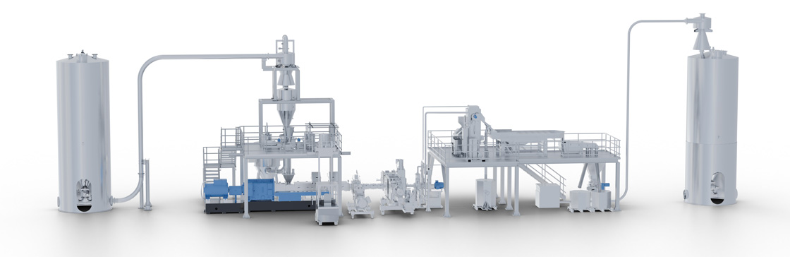 Coperion PET Recycling Anlage