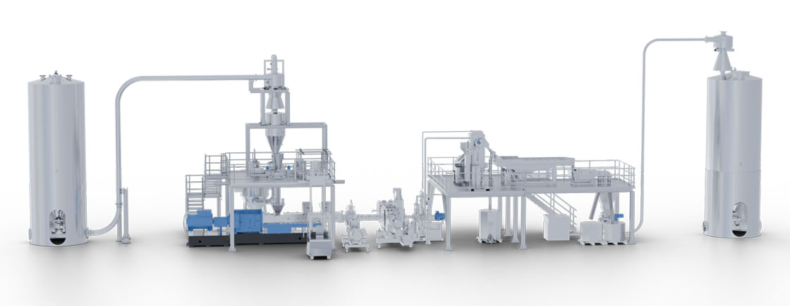 Coperion PET Recycling Anlage