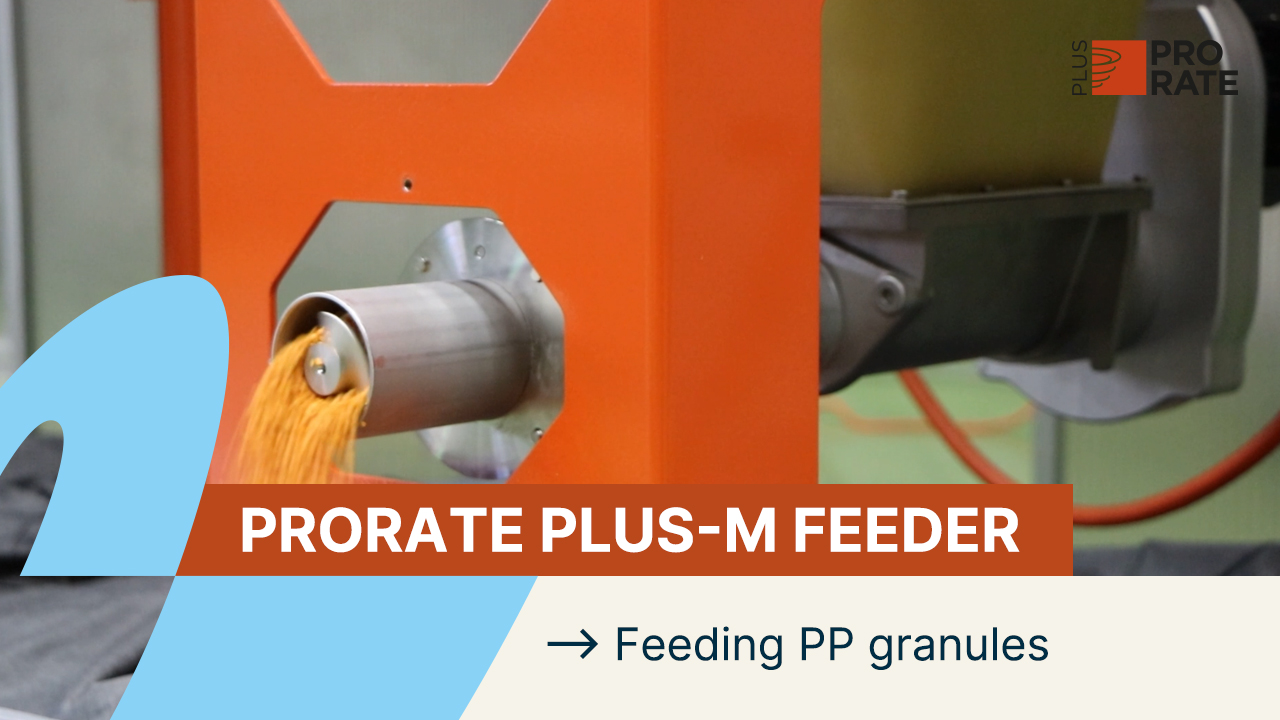 ProRate PLUS-S Dosierer dosiert PP Granulat Video Thumbnail