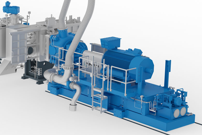 Coperion Unterwassergranulierung UG mit ZSK MEGAcompounder